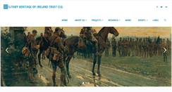 Desktop Screenshot of militaryheritage.ie